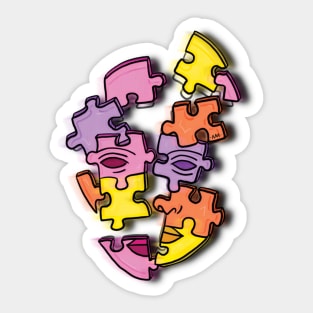 Puzzling Mind Sticker